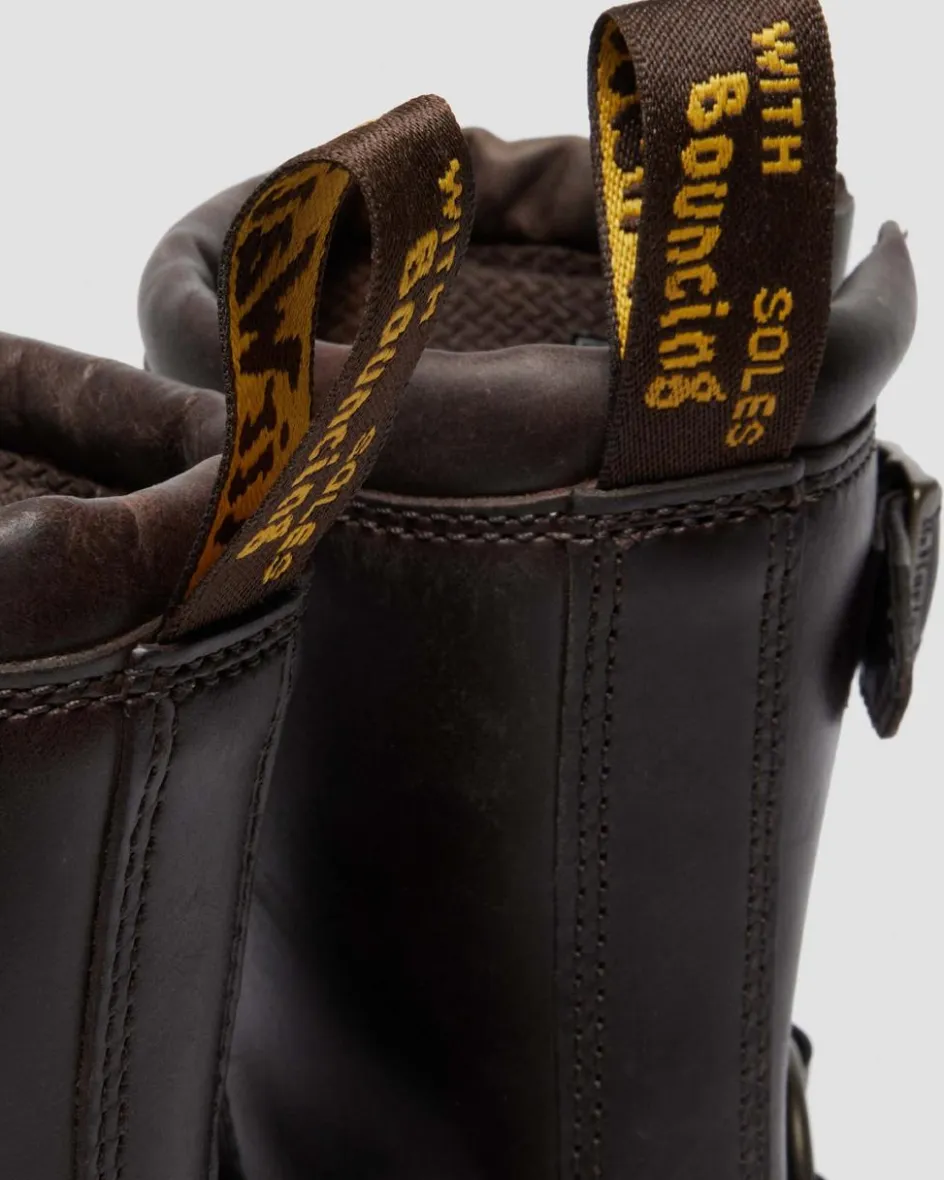 Dr. Martens Last Chance Styles|Last Chance Styles*Anistone Harness in Dark Brown Dark Brown — Crazy Horse