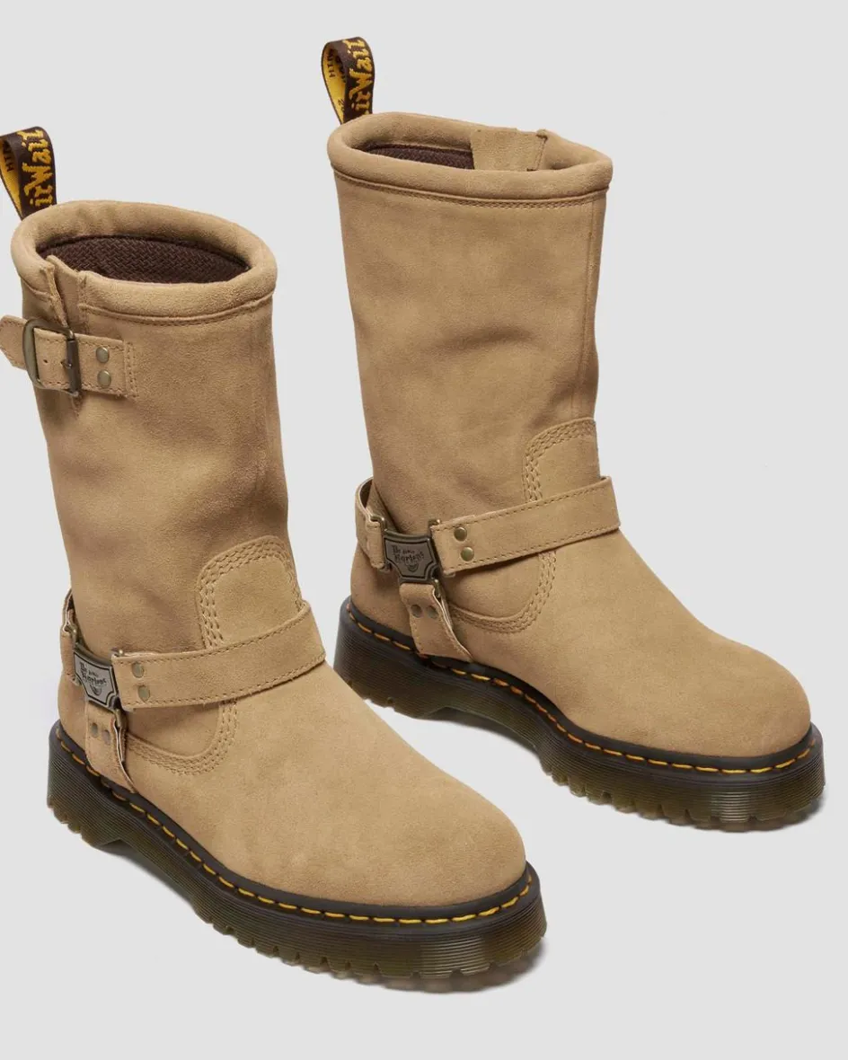 Dr. Martens Last Chance Styles|Last Chance Styles*Anistone Hi in Savannah Tan Savannah Tan — Bronx Suede