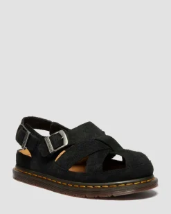 Dr. Martens Last Chance Styles|Last Chance Styles*Archive fisherman suede sandals in Black