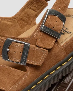 Dr. Martens Last Chance Styles|Last Chance Styles*Archive fisherman suede sandals in Natural Tan