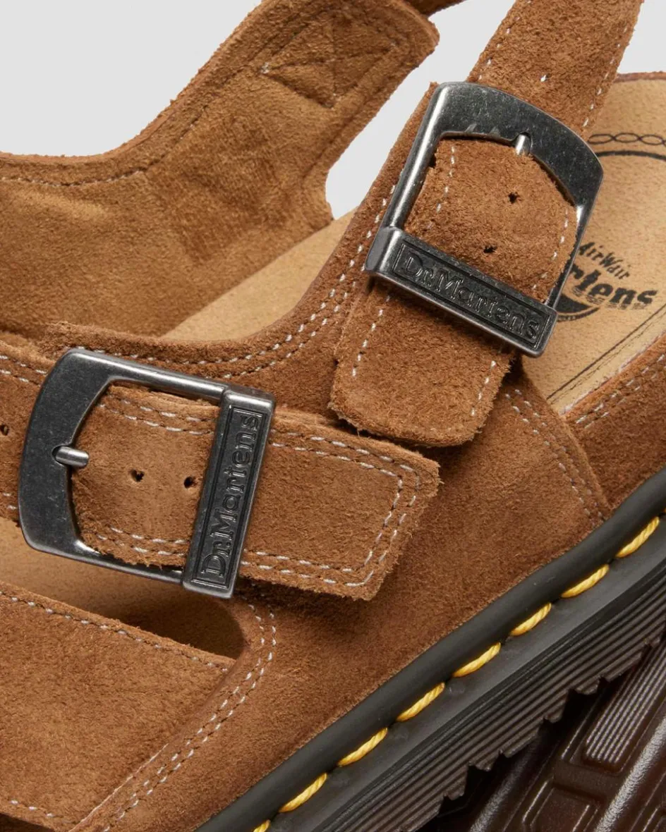 Dr. Martens Last Chance Styles|Last Chance Styles*Archive fisherman suede sandals in Natural Tan