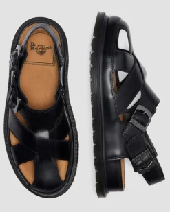 Dr. Martens Strap Sandals|Spring Sandals*ARCHIVE SANDAL in Black Black — Orleans