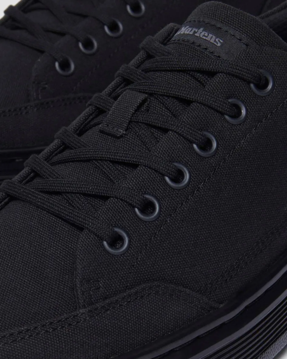 Dr. Martens Shoes|New And Featured*Brookline Canvas Casual Shoes in Black Canvas BLACK CANVAS — Canvas