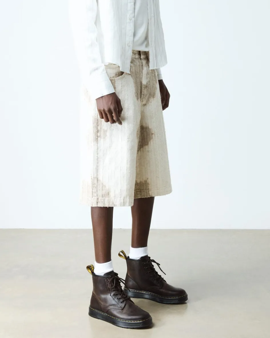 Dr. Martens Boots|Casual Boots*BROOKLINE CHUKKA in Dark Brown Dark Brown — Crazy Horse