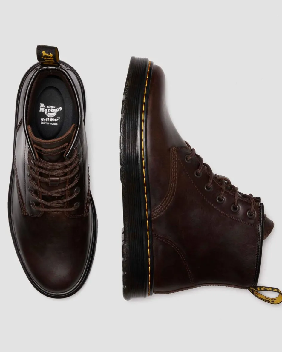 Dr. Martens Boots|Casual Boots*BROOKLINE CHUKKA in Dark Brown Dark Brown — Crazy Horse