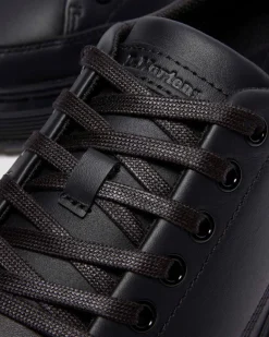Dr. Martens Shoes|New And Featured*BROOKLINE 6-EYE NAPPA LEATHER SHOES in Black Black — Classic Nappa