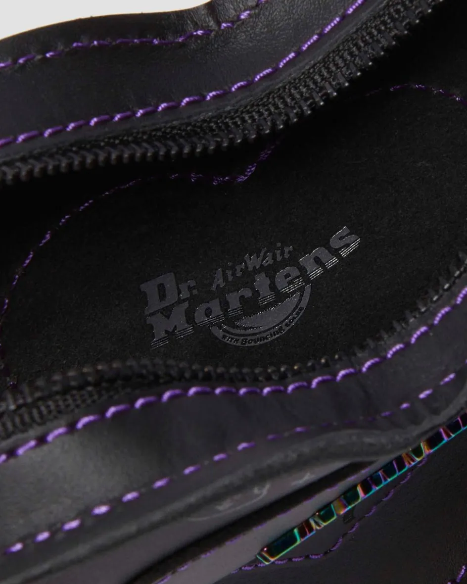 Dr. Martens Accessories|Bags*BT21 Mini Heart Shaped Leather Bag in Black Black — Nappa Leather