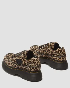 Dr. Martens Shoes|Platform Shoes*Buzz 5-eye leopard shoes in Light Tan