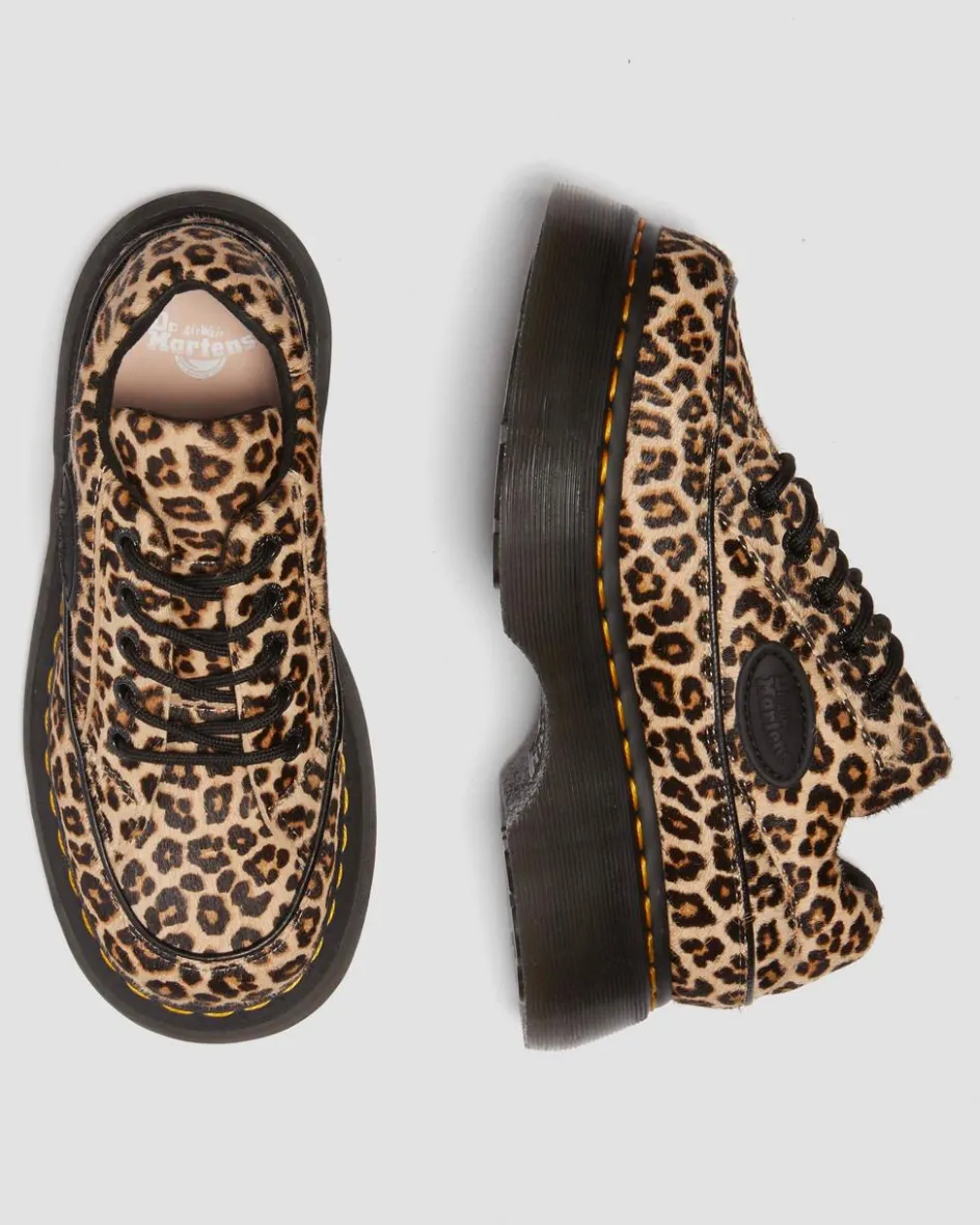 Dr. Martens Shoes|Platform Shoes*Buzz 5-eye leopard shoes in Light Tan