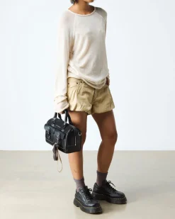 Dr. Martens Shoes|Platform Shoes*Buzz 5-eye Milled Nappa Leather Shoes in Black Milled Nappa BLACK MILLED NAPPA — Milled Nappa