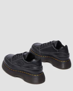 Dr. Martens Shoes|Platform Shoes*Buzz 5-eye Milled Nappa Leather Shoes in Black Milled Nappa BLACK MILLED NAPPA — Milled Nappa