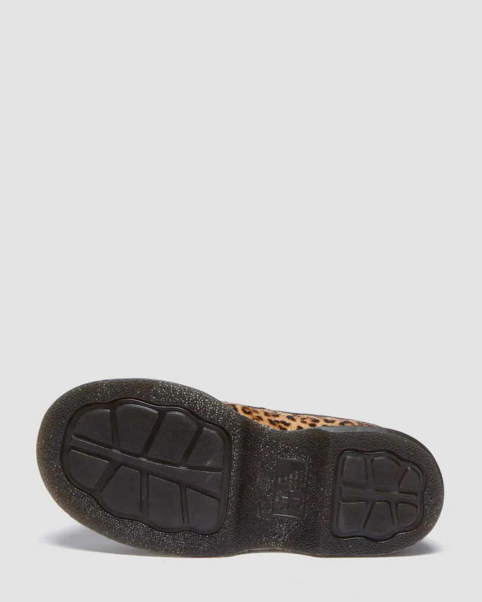 Dr. Martens Last Chance Styles*Buzz leopard Mary Jane shoes in Light Tan