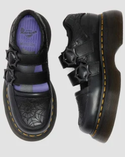 Dr. Martens Collaborations|Collaborations*Buzz Mary Jane Wednesday Shoes in Black Black — Nappa Lux