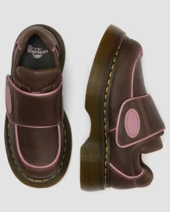 Dr. Martens Shoes|Platform Shoes*Buzz Strap Wyoming Shoes in Dark Brown Dark Brown — Wyoming