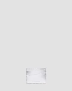 Dr. Martens New And Featured|Accessories*Cardholder II Card Holder Silver Metallic Patent Lamper in Silver Metallic Silver Metallic — Patent Lamper