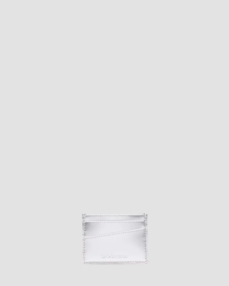 Dr. Martens New And Featured|Accessories*Cardholder II Card Holder Silver Metallic Patent Lamper in Silver Metallic Silver Metallic — Patent Lamper
