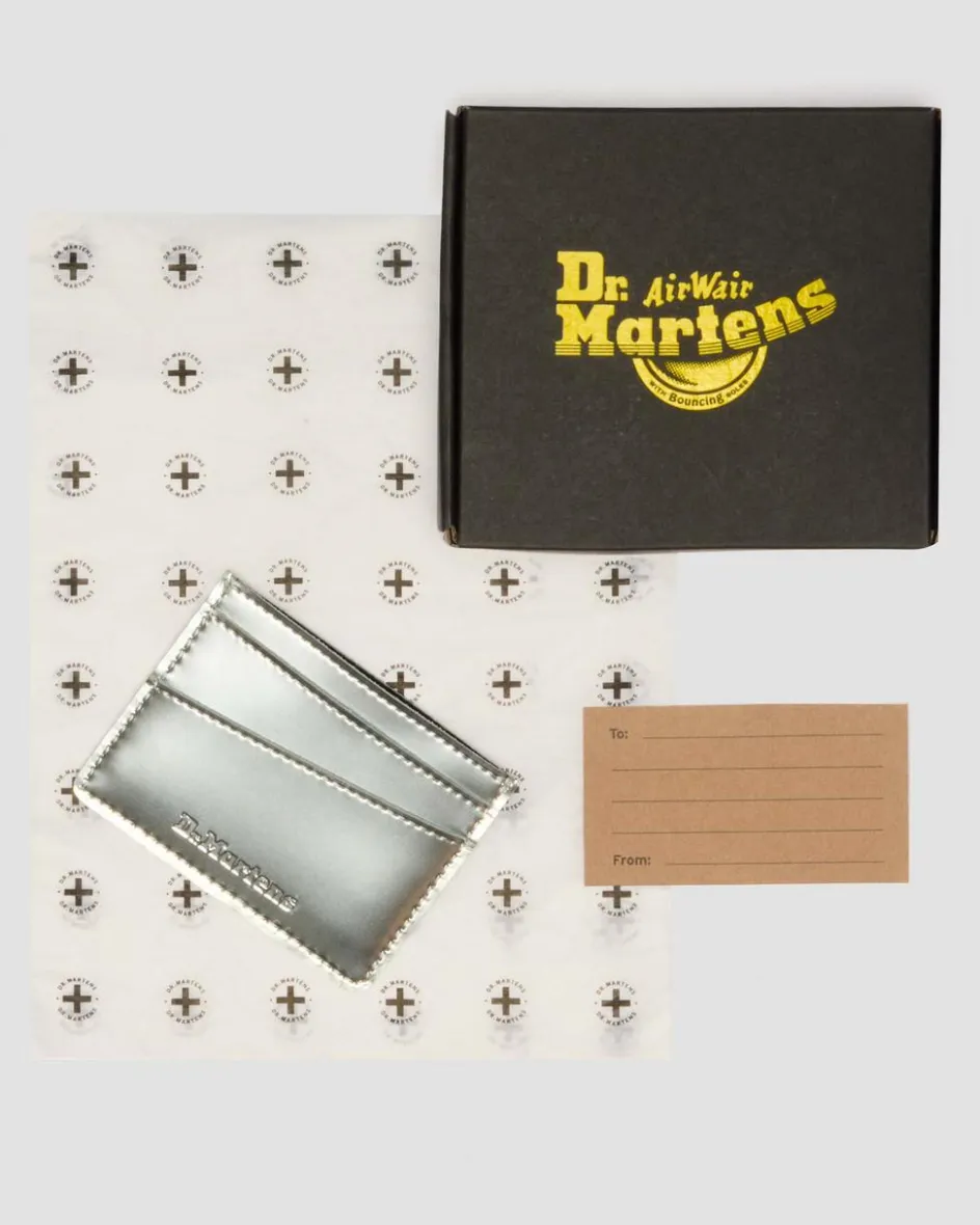 Dr. Martens New And Featured|Accessories*Cardholder II Card Holder Silver Metallic Patent Lamper in Silver Metallic Silver Metallic — Patent Lamper
