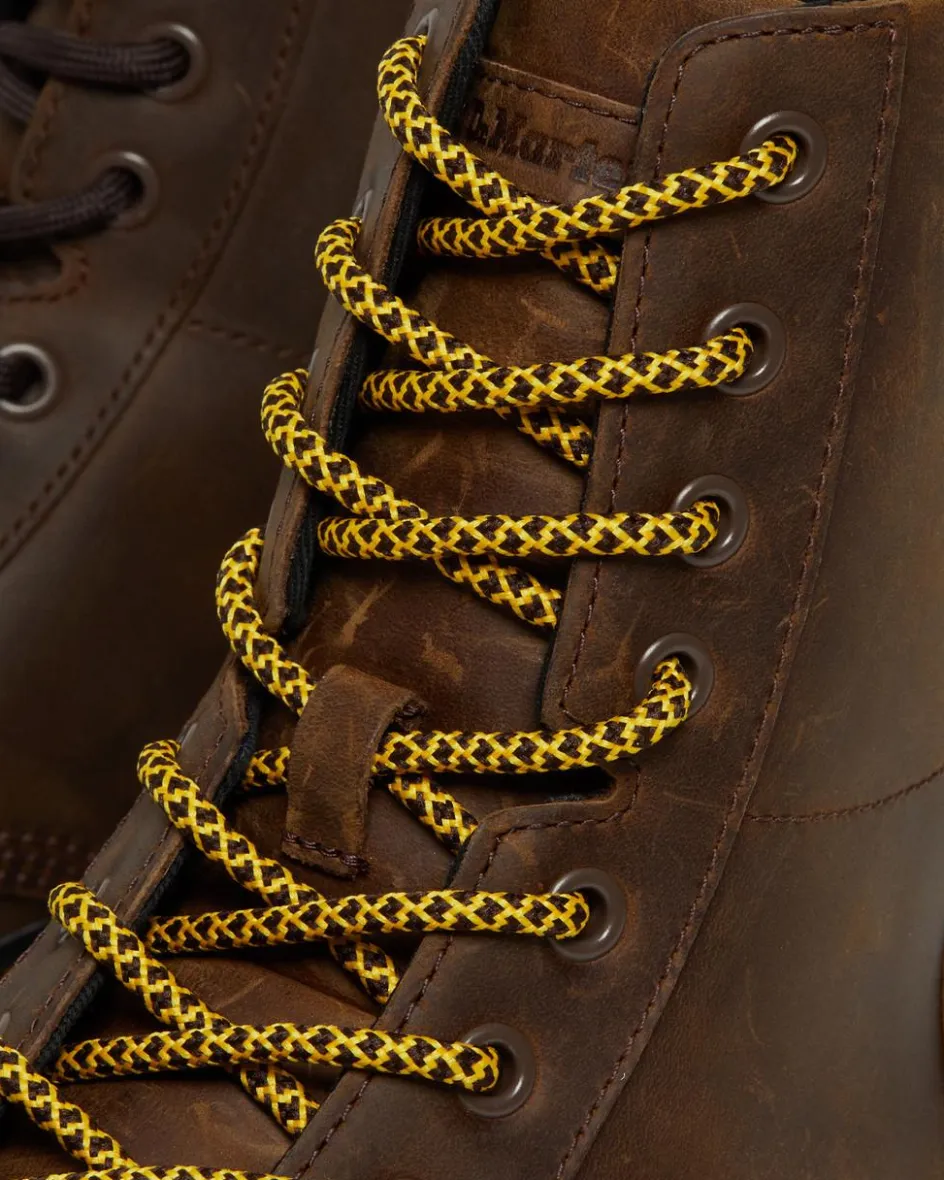 Dr. Martens Boots|Casual Boots*Combs Crazy Horse Leather Casual Boots in Brown Brown — Crazy Horse