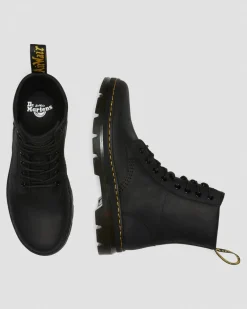 Dr. Martens Boots|Casual Boots*Combs Leather Casual Boots in Black Black — Wyoming