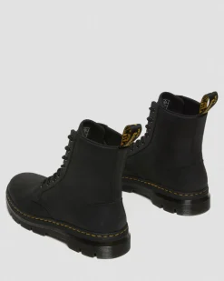 Dr. Martens Boots|Casual Boots*Combs Leather Casual Boots in Black Black — Wyoming
