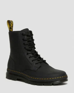 Dr. Martens Boots|Casual Boots*Combs Leather Casual Boots in Black Black — Wyoming