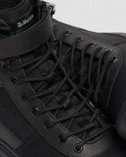 Dr. Martens Boots|Casual Boots*Combs Tech Poly Casual Boots in Black Black — Element Poly Rip Stop