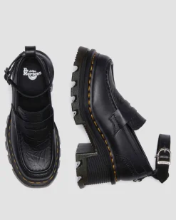Dr. Martens Collaborations|Collaborations*CORRAN WEDNESDAY HEELED LOAFERS&nbsp; in Black Black — Wanama