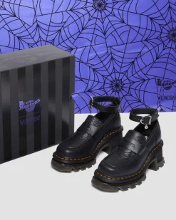 Dr. Martens Collaborations|Collaborations*CORRAN WEDNESDAY HEELED LOAFERS&nbsp; in Black Black — Wanama