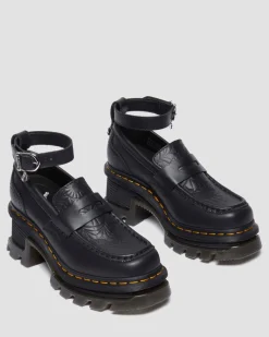 Dr. Martens Collaborations|Collaborations*CORRAN WEDNESDAY HEELED LOAFERS&nbsp; in Black Black — Wanama