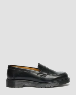 Dr. Martens Shoes|New And Featured*Delapre Penny Loafers in Black Black — Classic Calf
