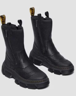 Dr. Martens Last Chance Styles*DMXL Rigger leather boots in Black Black — Lunar
