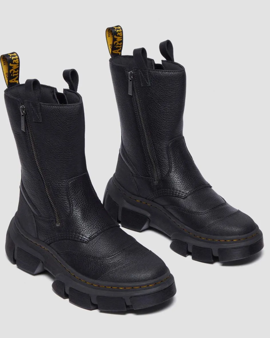 Dr. Martens Last Chance Styles*DMXL Rigger leather boots in Black Black — Lunar