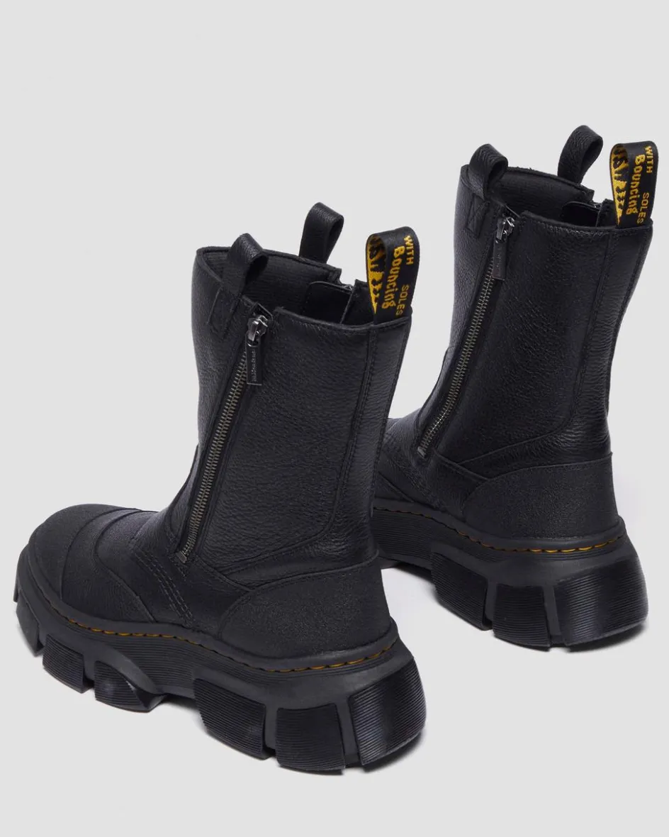 Dr. Martens Last Chance Styles*DMXL Rigger leather boots in Black Black — Lunar