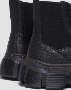 Dr. Martens Boots|Chelsea Boots*DMXL Zip Chelsea leather boots in Black Black — Lunar