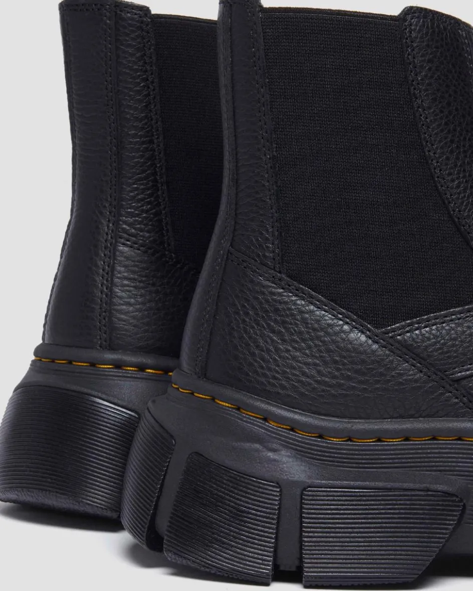 Dr. Martens Boots|Chelsea Boots*DMXL Zip Chelsea leather boots in Black Black — Lunar