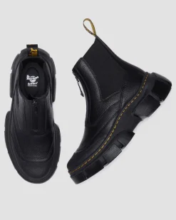 Dr. Martens Boots|Chelsea Boots*DMXL Zip Chelsea leather boots in Black Black — Lunar