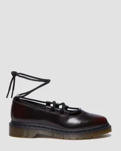 Dr. Martens Shoes*Elphie II leather ballet flats in Cherry Red Arcadia Cherry Red Arcadia — Arcadia