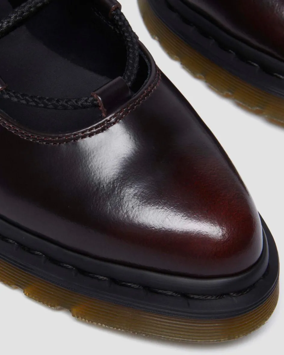Dr. Martens Shoes*Elphie II leather ballet flats in Cherry Red Arcadia Cherry Red Arcadia — Arcadia