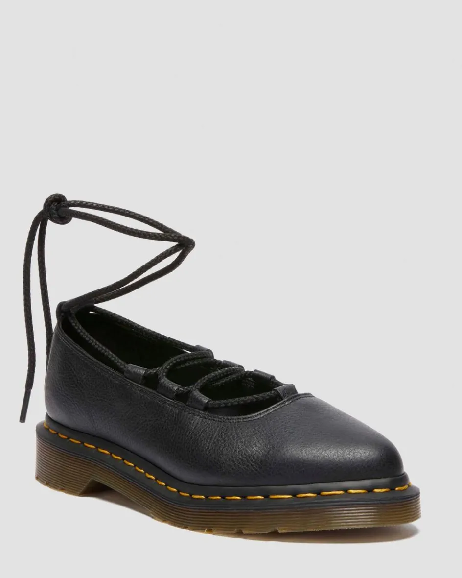 Dr. Martens Mother'S Day Gifts|Shoes*Elphie II Virginia leather ballet flats in Black Black — Virginia