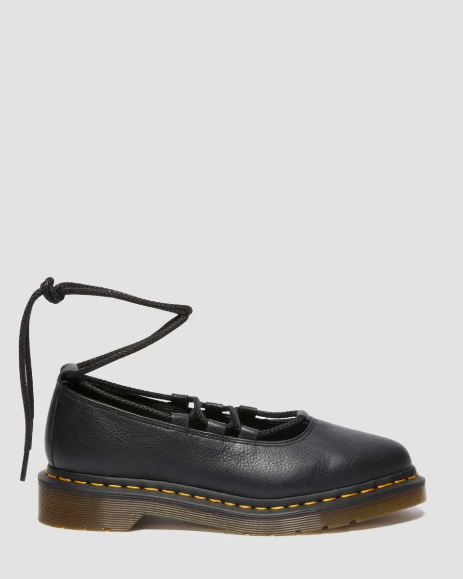 Dr. Martens Mother'S Day Gifts|Shoes*Elphie II Virginia leather ballet flats in Black Black — Virginia
