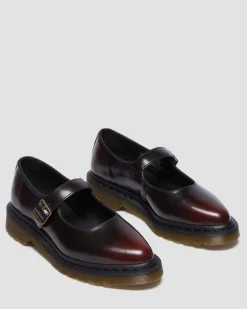 Dr. Martens Last Chance Styles*Elphie Mary Jane Leather shoes in Cherry Red Arcadia Cherry Red Arcadia — Arcadia