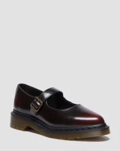 Dr. Martens Last Chance Styles*Elphie Mary Jane Leather shoes in Cherry Red Arcadia Cherry Red Arcadia — Arcadia