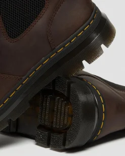 Dr. Martens Boots|Chelsea Boots*Embury Crazy Horse Leather Casual Boots in Brown Brown — Crazy Horse