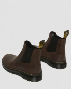 Dr. Martens Boots|Chelsea Boots*Embury Crazy Horse Leather Casual Boots in Brown Brown — Crazy Horse