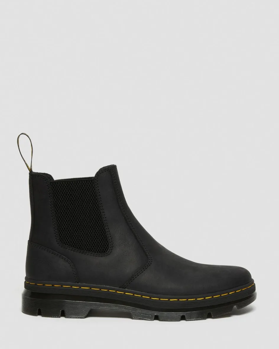 Dr. Martens Boots|Chelsea Boots*Embury Leather Casual Chelsea Boots in Black Black — Wyoming