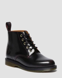 Dr. Martens Last Chance Styles*Emmeline Arcadia Lace Up Boots in Cherry Red Arcadia Cherry Red Arcadia — Arcadia