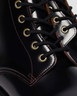 Dr. Martens Last Chance Styles*Emmeline Arcadia Lace Up Boots in Cherry Red Arcadia Cherry Red Arcadia — Arcadia