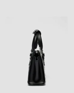 Dr. Martens New And Featured|Accessories*Extra Small Dalmatian Hair On Leather Tote Bag in Cream & Black Cream & Black — Dalmatian Print Hair On