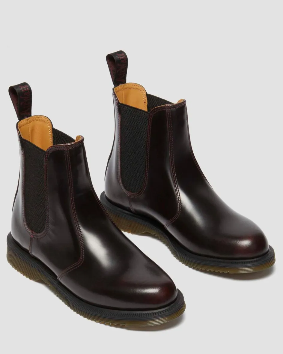 Dr. Martens Boots|Chelsea Boots*Flora Arcadia Chelsea Boots in Cherry Red Arcadia Cherry Red Arcadia — Arcadia
