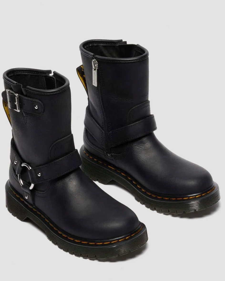 Dr. Martens Last Chance Styles*Genaya Junior in Black Black — Wyoming